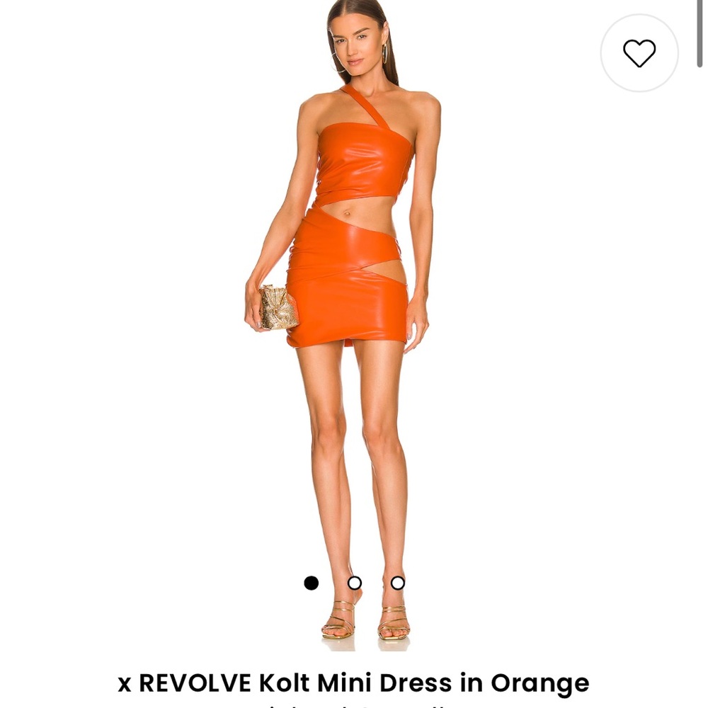 x REVOLVE Kolt Mini Dress in Orange